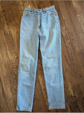 Vintage Levi's 631 orange tab light wash tapered High rise jeans Women's Size 28